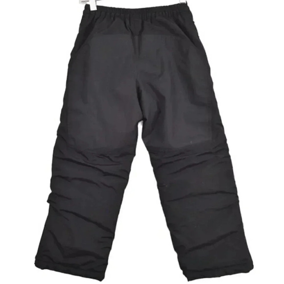 Land's End Kids Squall Waterproof Insulated Iron Knee Snow Pants Black Size 7 - Picture 4 of 9
